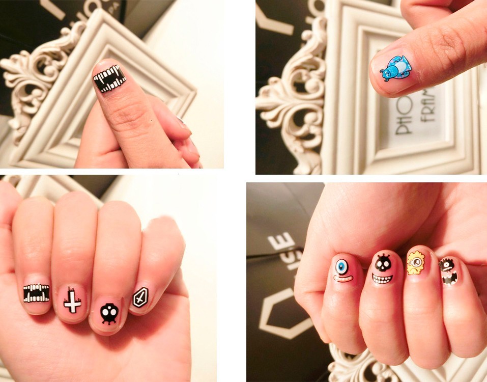 LOT 805PCS Nail Art Stickers Waterproof Cartoons Kids Minions Animal Halloween