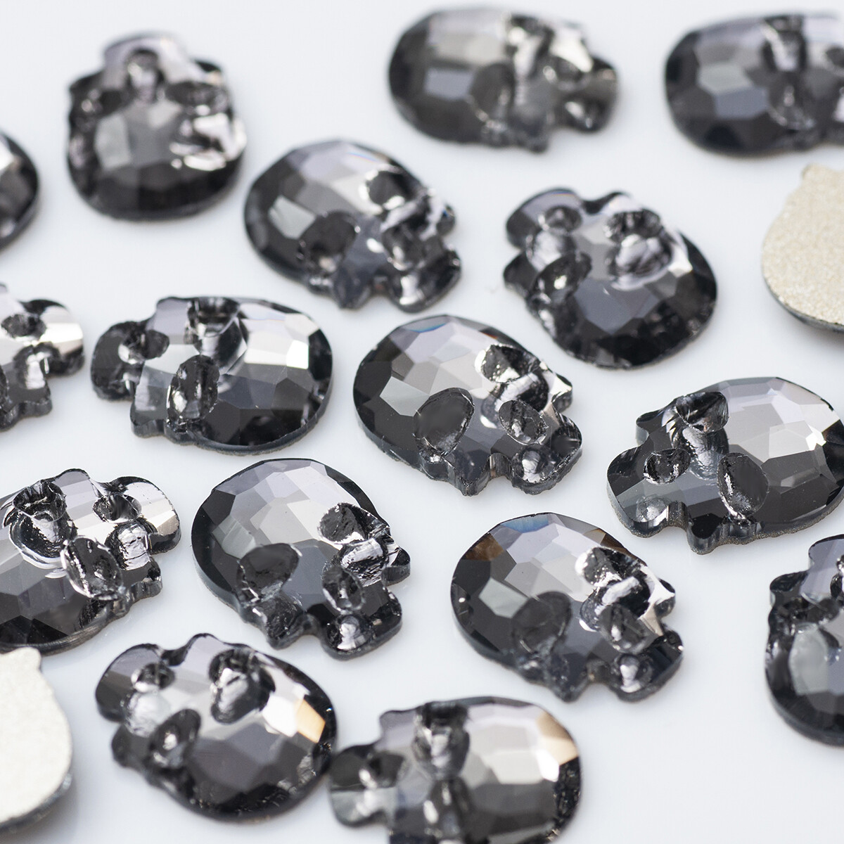 Strass Nail Art Rhinestones Mini Skull Colorful Stones Non Hotfix Crystal