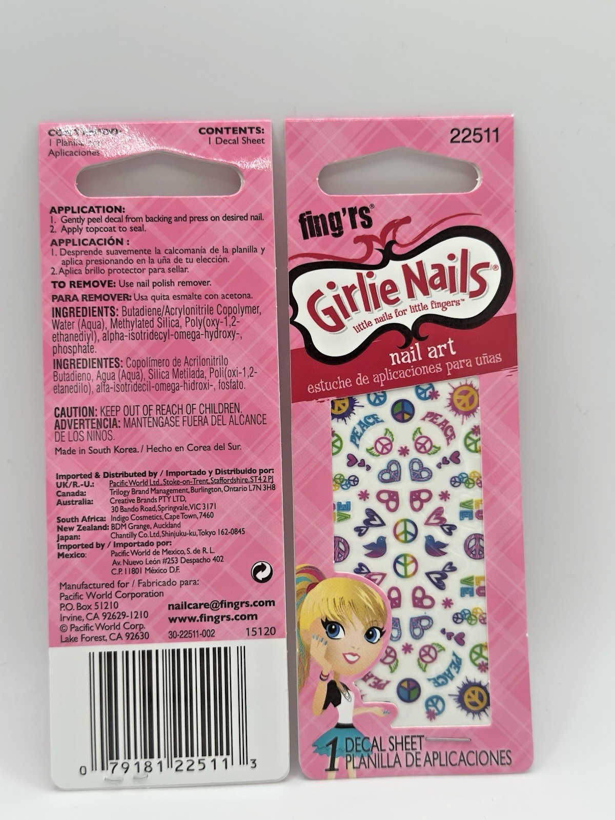 Girlie Nails 144pcs Fing’rs | Bulk Nail Art Set | NEW | Salon, Gift, Resale 💅