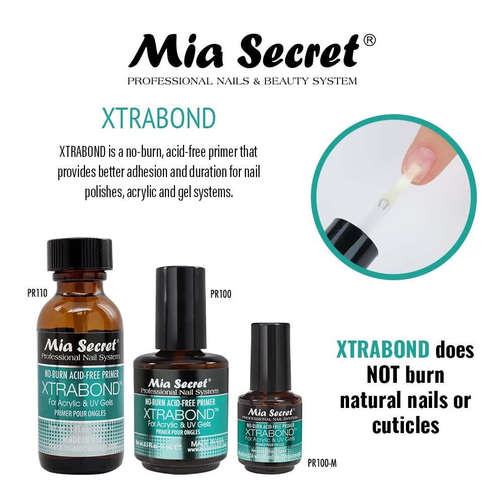 Mia Secret Nail Prep 0.5oz (NP-30) & Xtrabond Primer 0.5 oz (PR100)