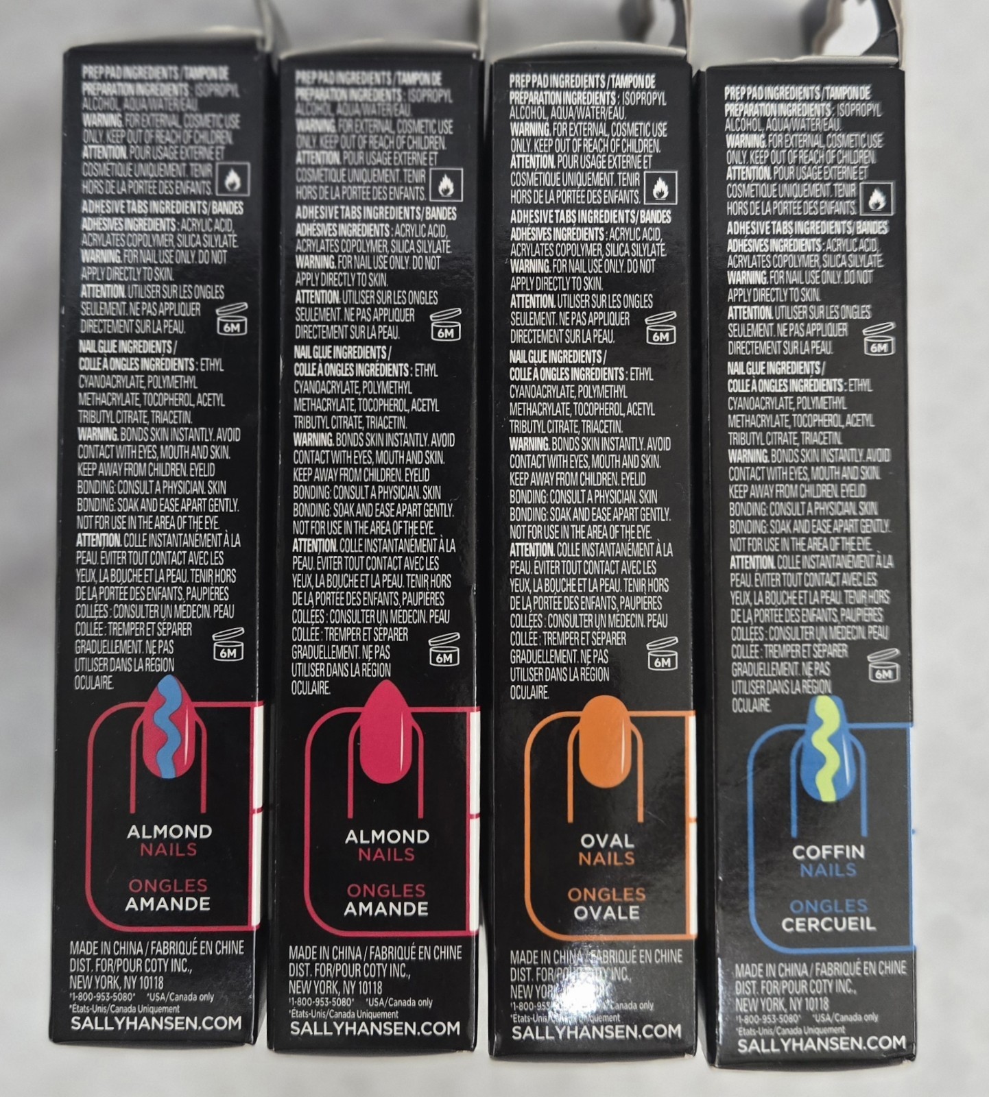 Lot of 4RING POP x Sally Hansen Perfect Manicure Press-On Nails