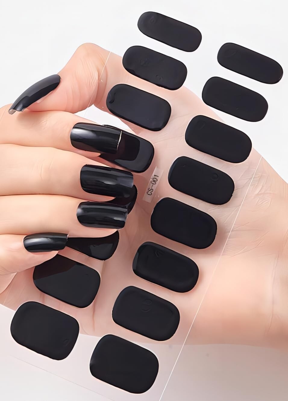 16 PCS semi Cured Gel Nail Stickersx3 Colours Of Your Choice £8 ♡ FREE Postage ♡