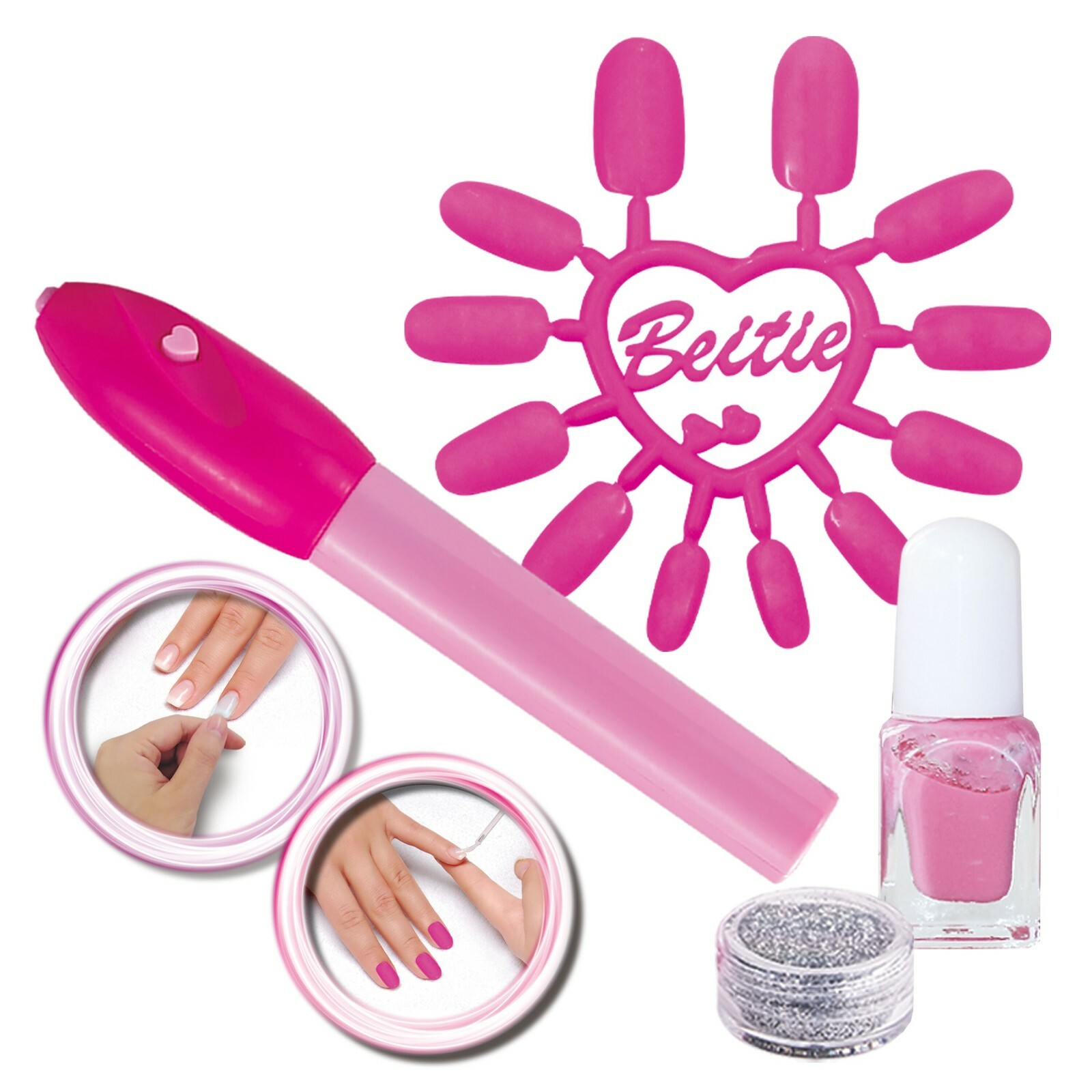 Nail Art Kit kids DIY Girls nail printing NEW polish and colorful NEW
