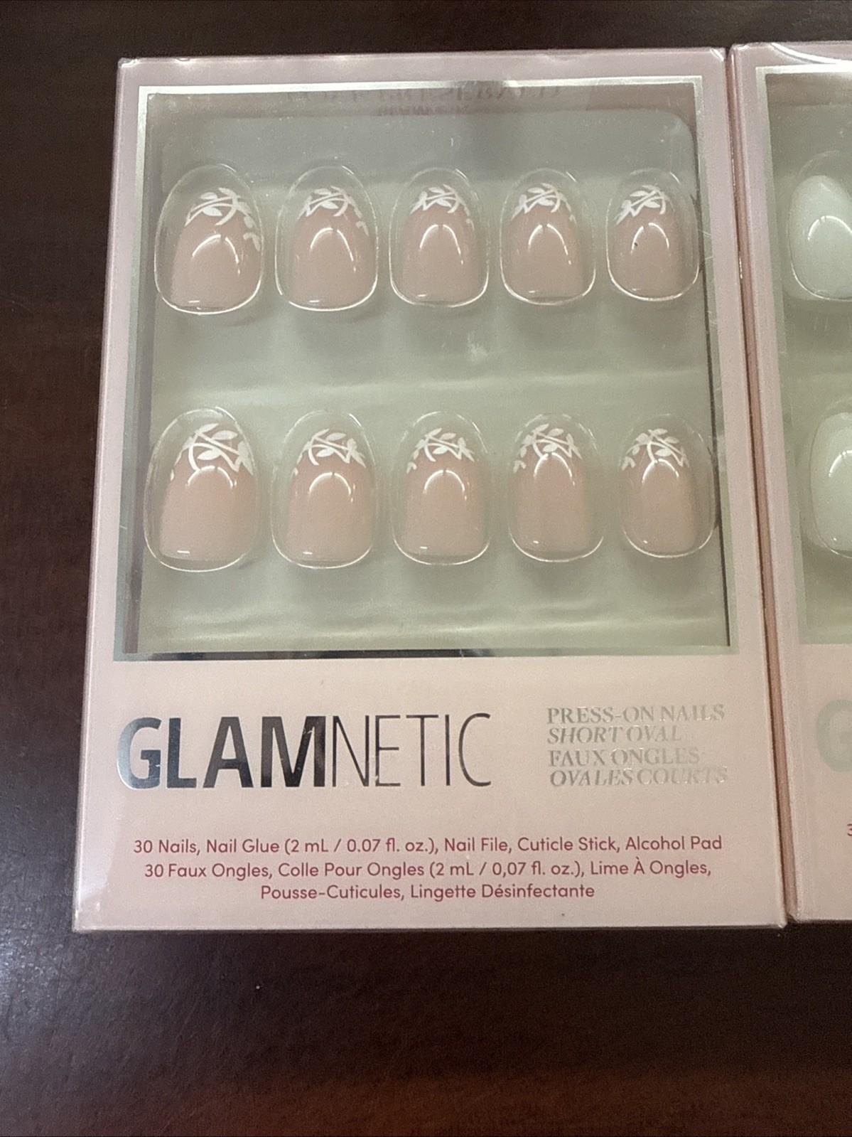 Lot of 3 Sets of Glamnetic Press-On Nails Short Oval