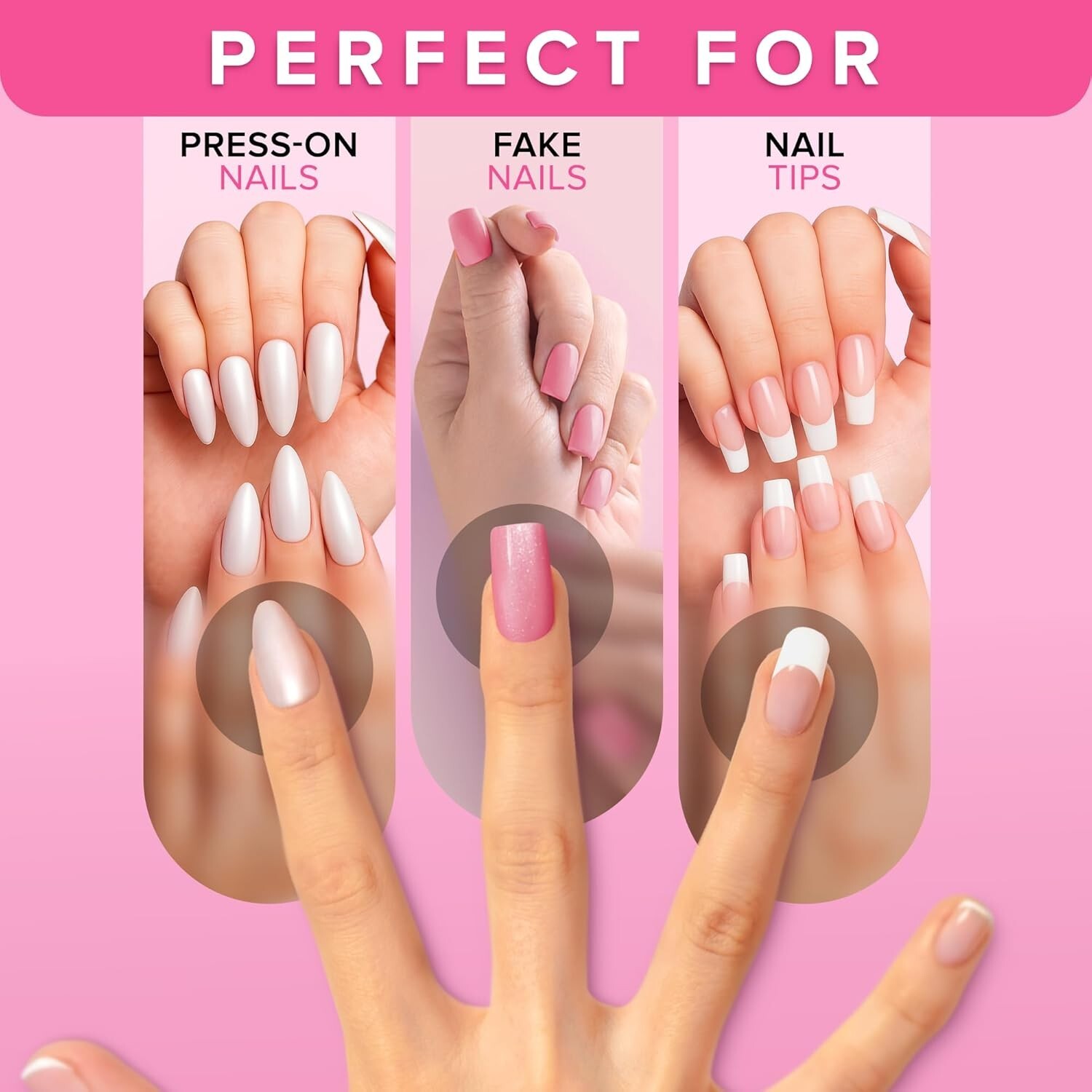 Maximum Strength Nail Glue 8ml – Super Strong Brush On for Press Ons & Acrylics