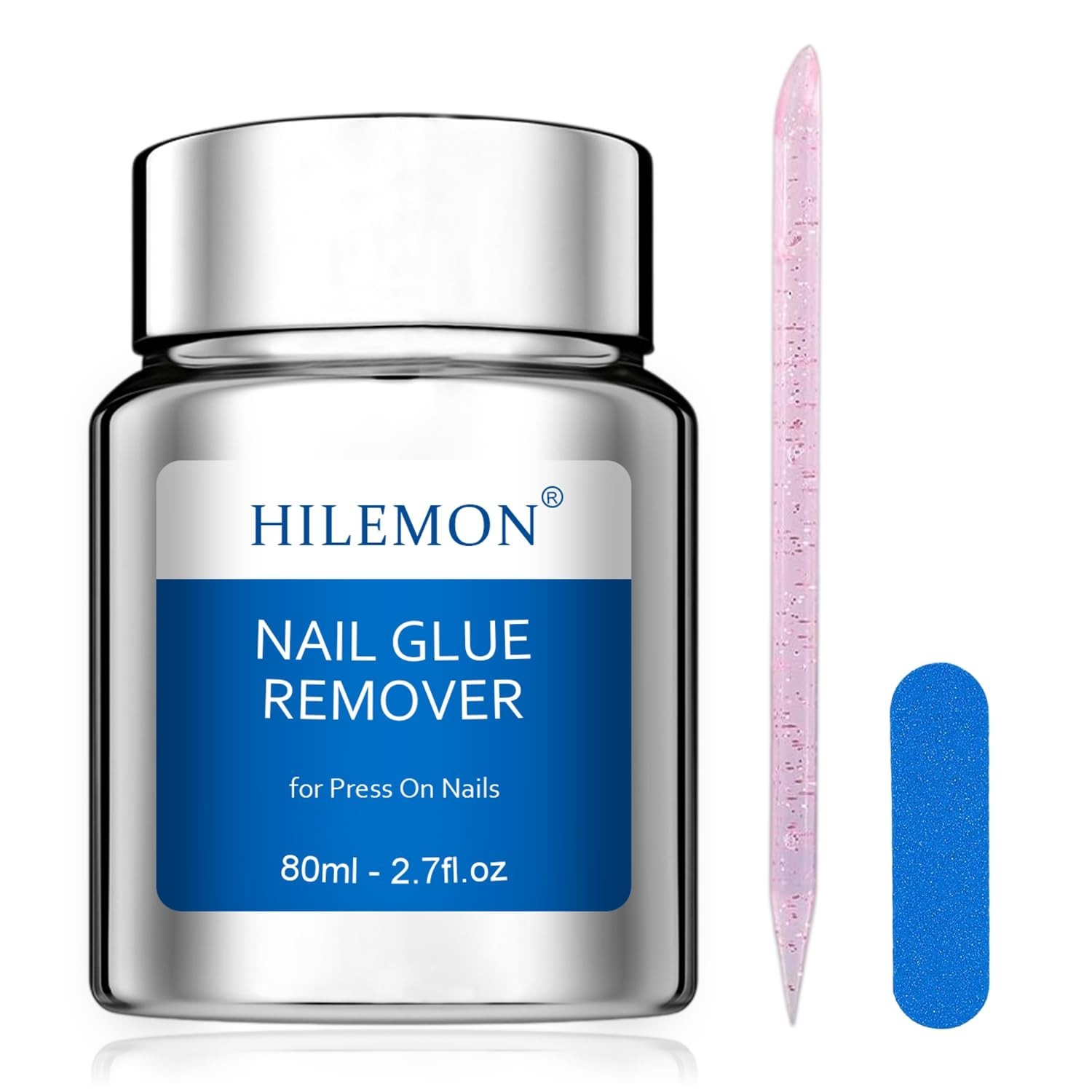 Nail Glue Remover for Press On, Dipping in Soak Liquid Gentle Remove Press-On Na