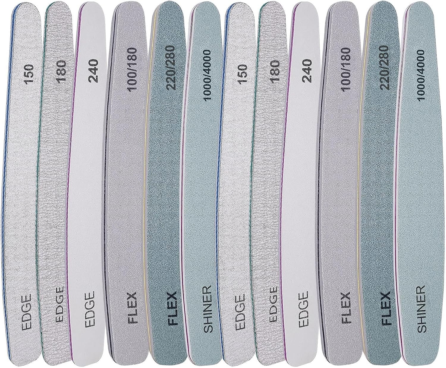 Nail File and Buffer Set, Profal Nail File Kit for Acrylic and