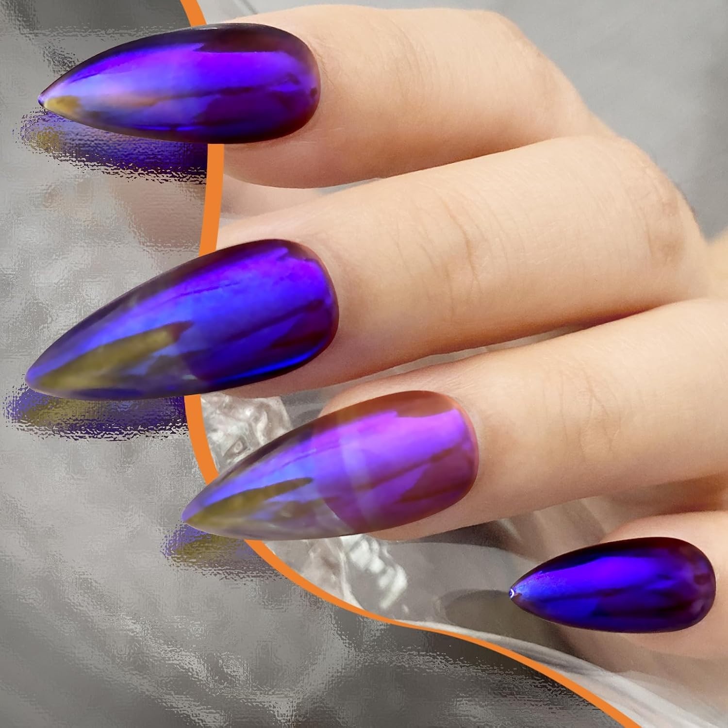 Salon-Quality Unicorn Chrome Nail Powder – Easy Application & High Gloss Finish
