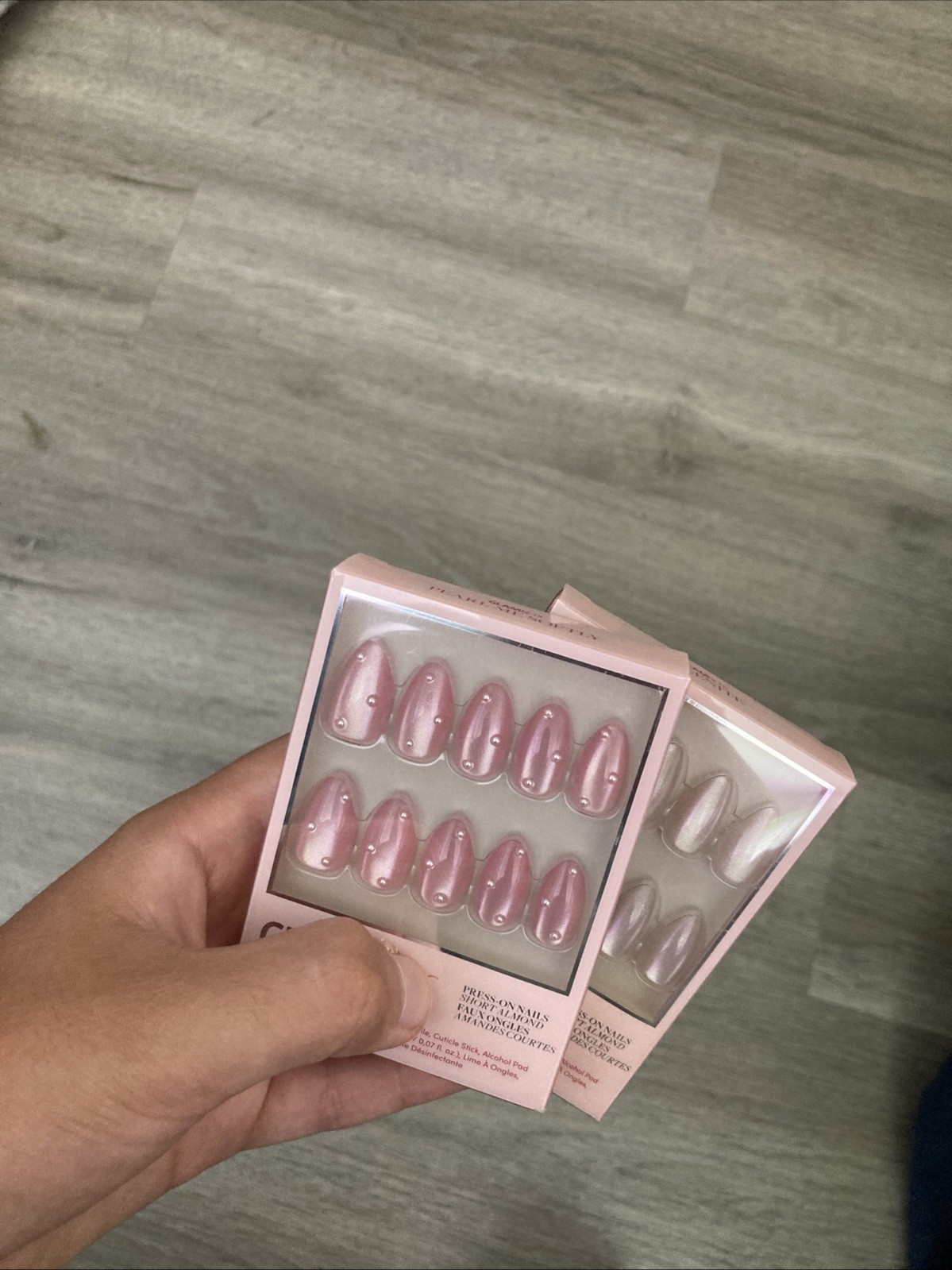 Glamnetic Press-On Nails Short Almond 2 Sets In Box New Sealed Easy To Use
