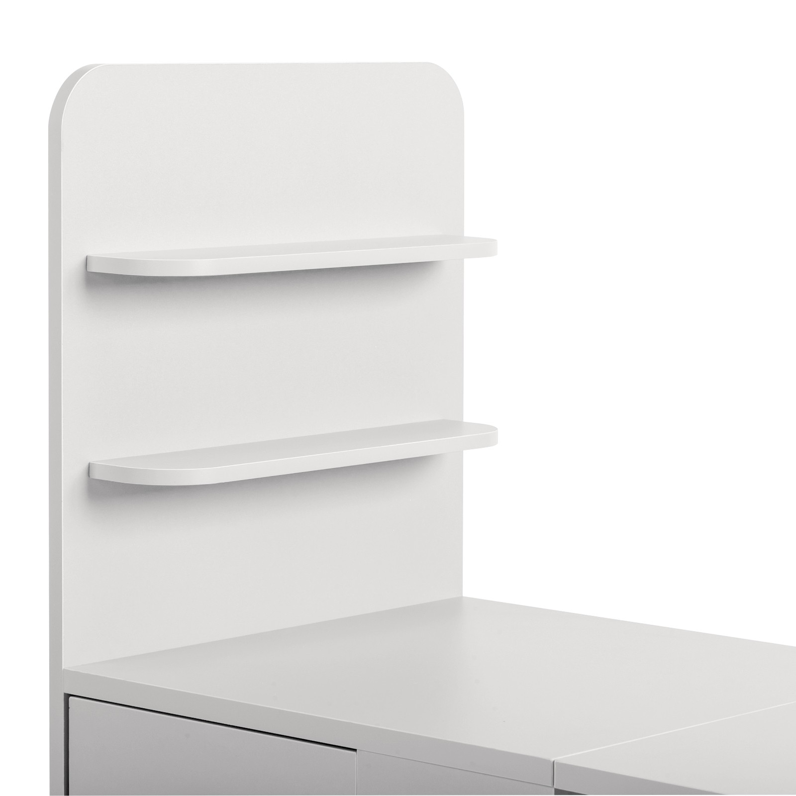 All-in-One Foldable Nail Table with Electric Dust Collector, Cabinet, Wrist Rest