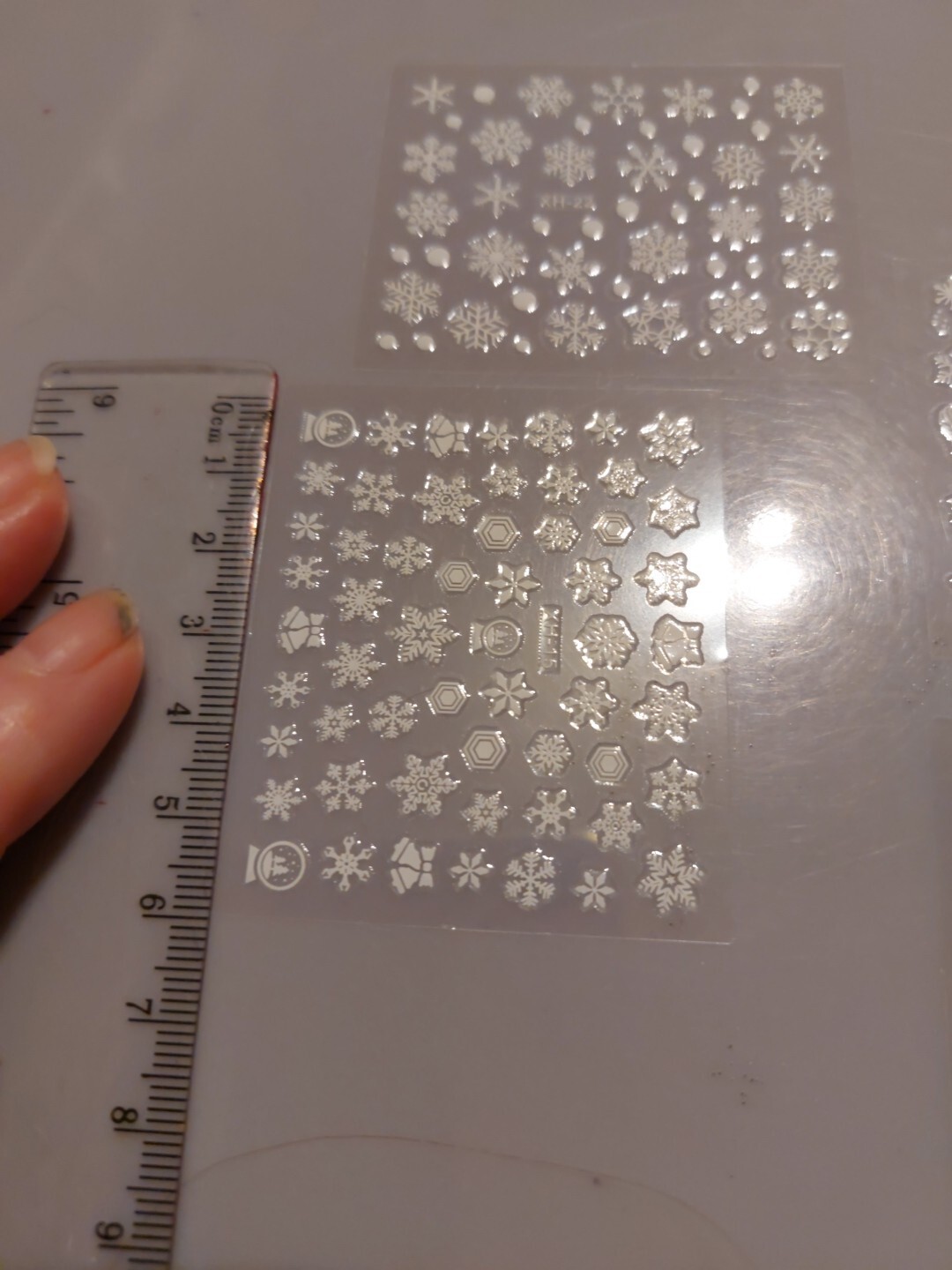 4 X Small Sheets Of Christmas Nail Art Stickers (Dn41) New