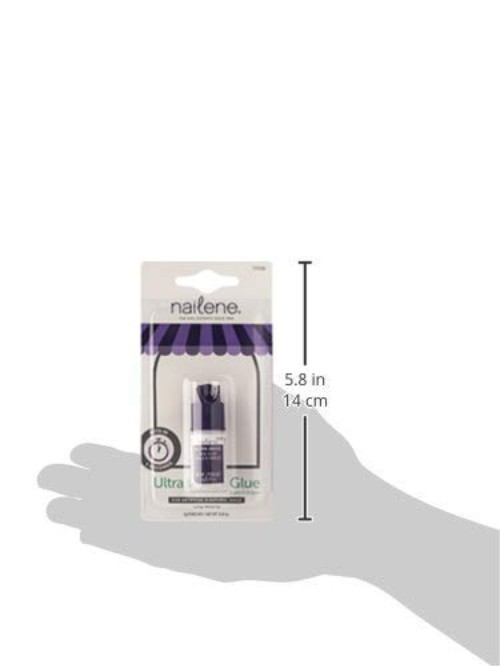 Nail Care Essential: Ultra Quick Nail Glue 0.10oz for Lasting Beauty, Pack of 2