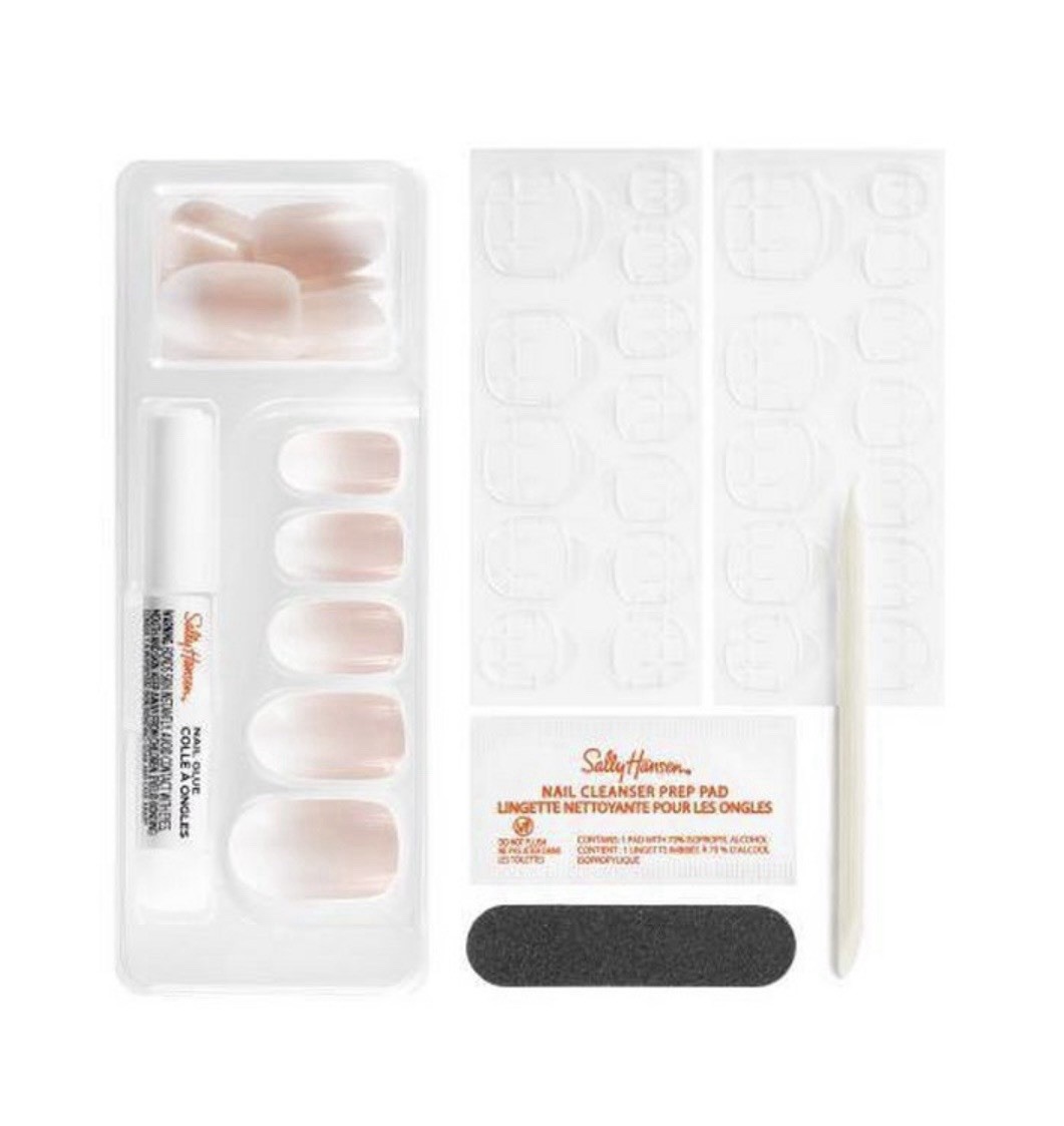 2pk Sally Hansen Salon Effects Perfect Manicure Medium Oval/Ombre-lievable OV131