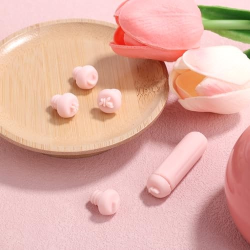 6pcs Nail Stamper Pen Set, 5 Designs Silicone Nail Flower Stamp Pen DIY Nail
