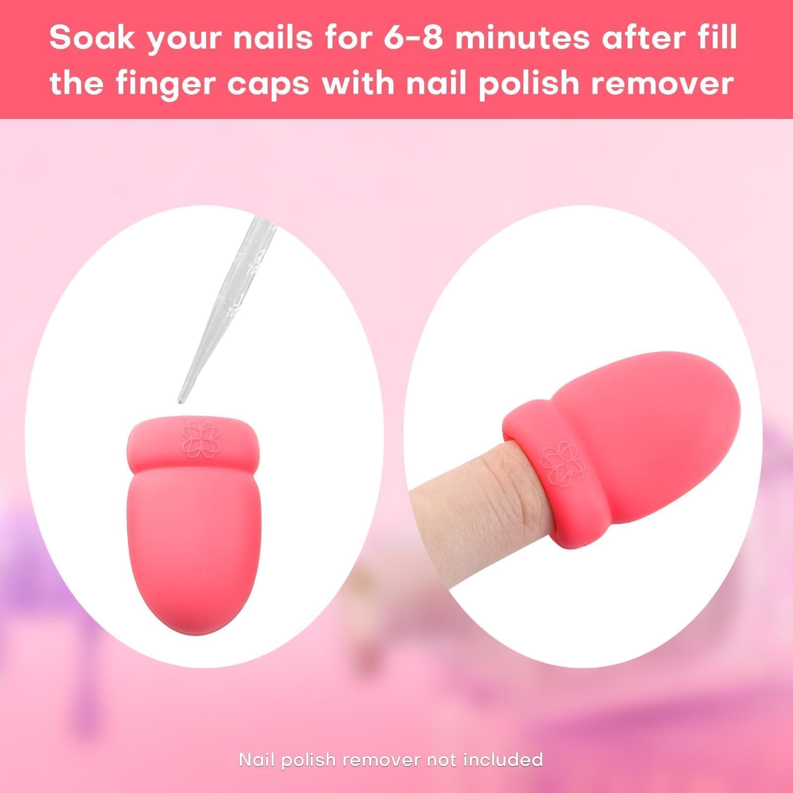 Gel Polish Remover Refill Kits for Nails, Holiday Gifts Women Green Short