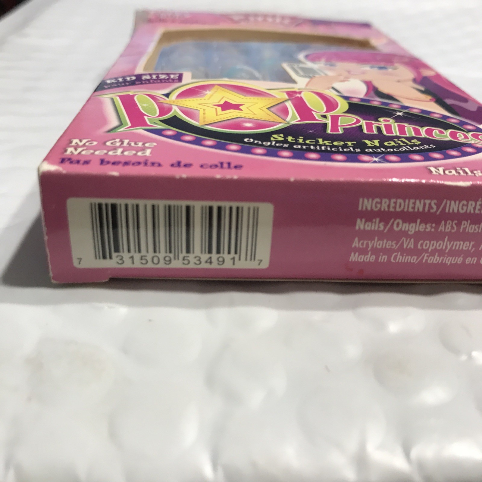 PINK by KISS Pop Princess 24 Sticker Nails 53491 PSP03 unsealed NEW
