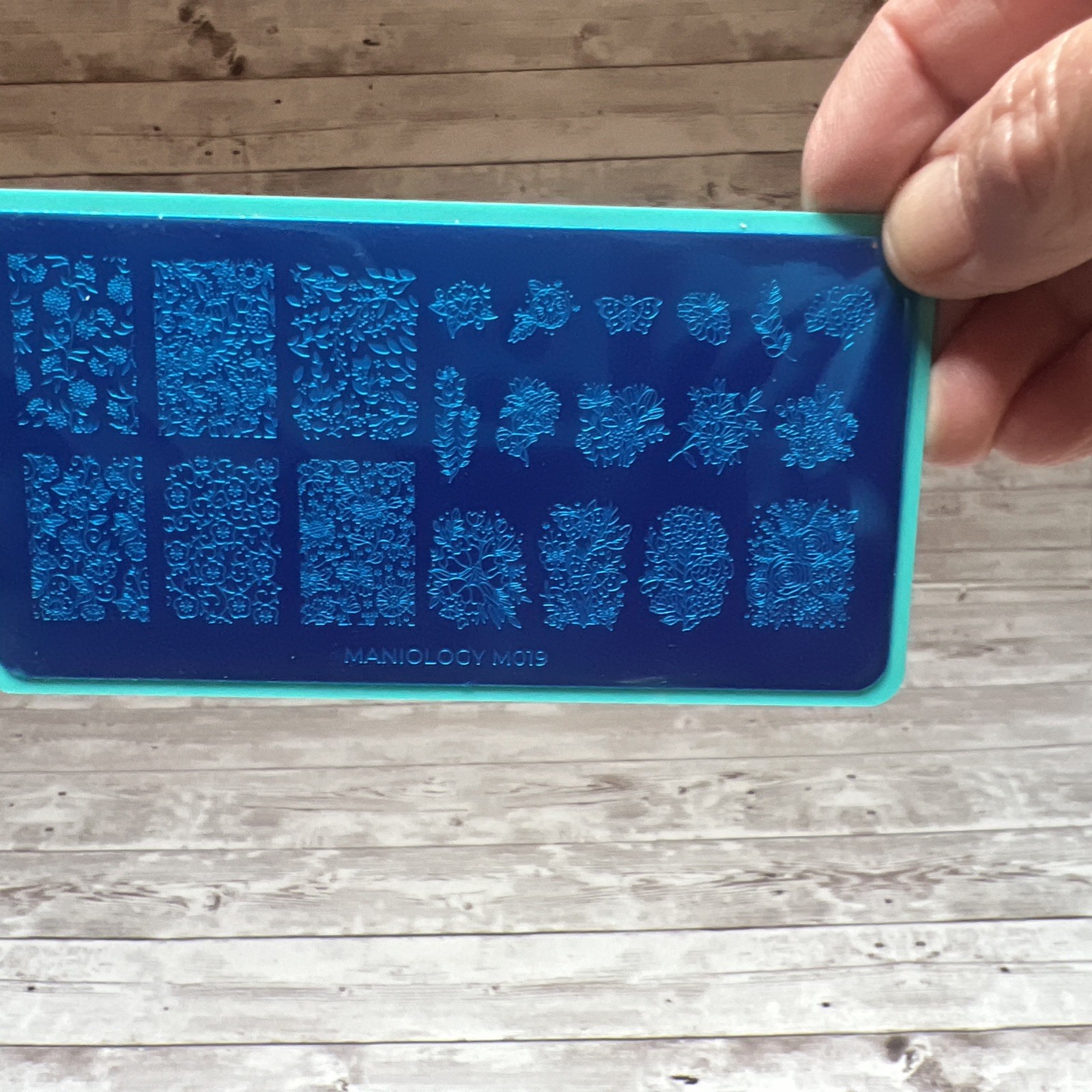 LOT OF 4 MANIOLOGY NAIL STAMPING PLATES & 3 MANIOLOGY POLISH