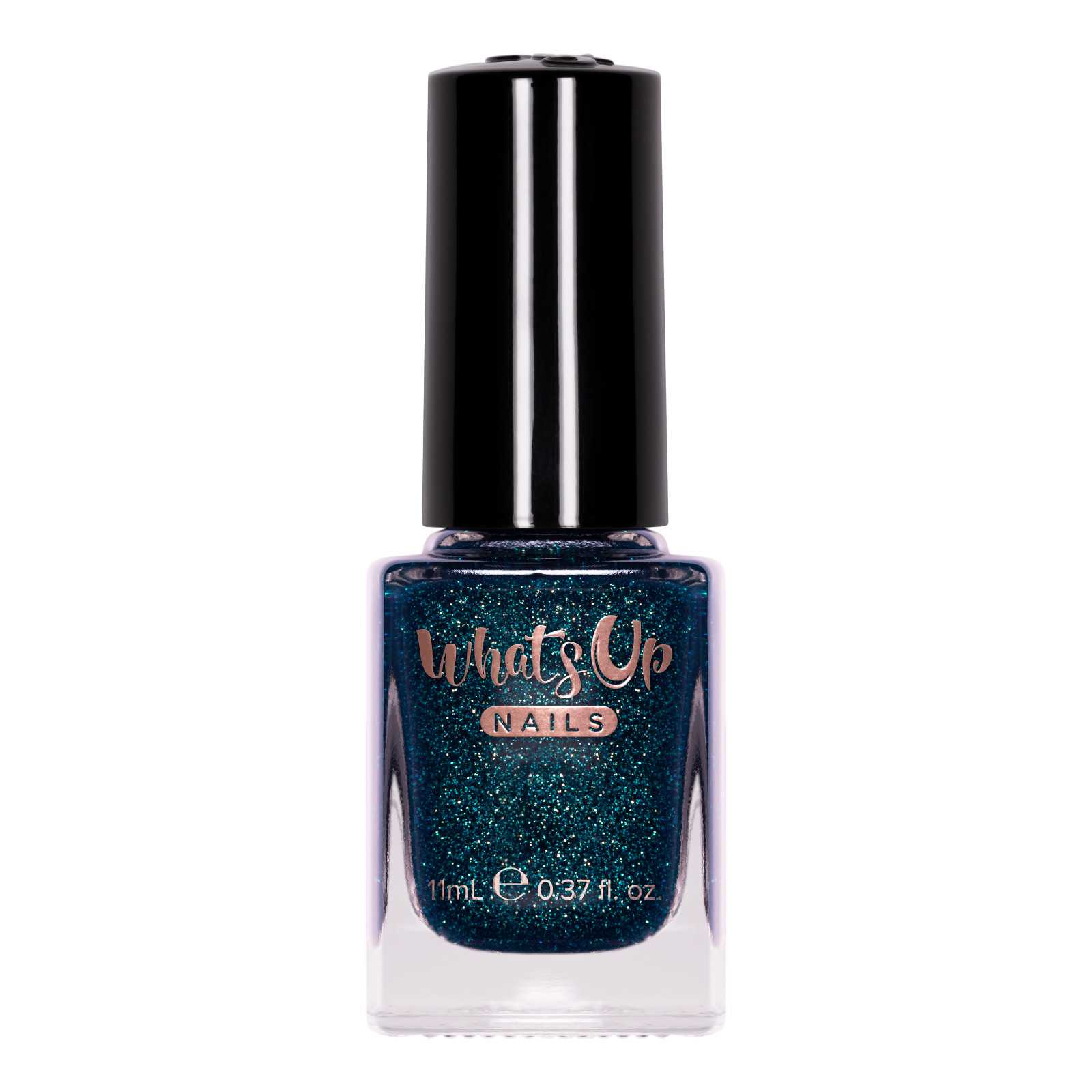 Teal Good Moment Regular Polish (Dark Teal with Glitter), Polish for Nail Art