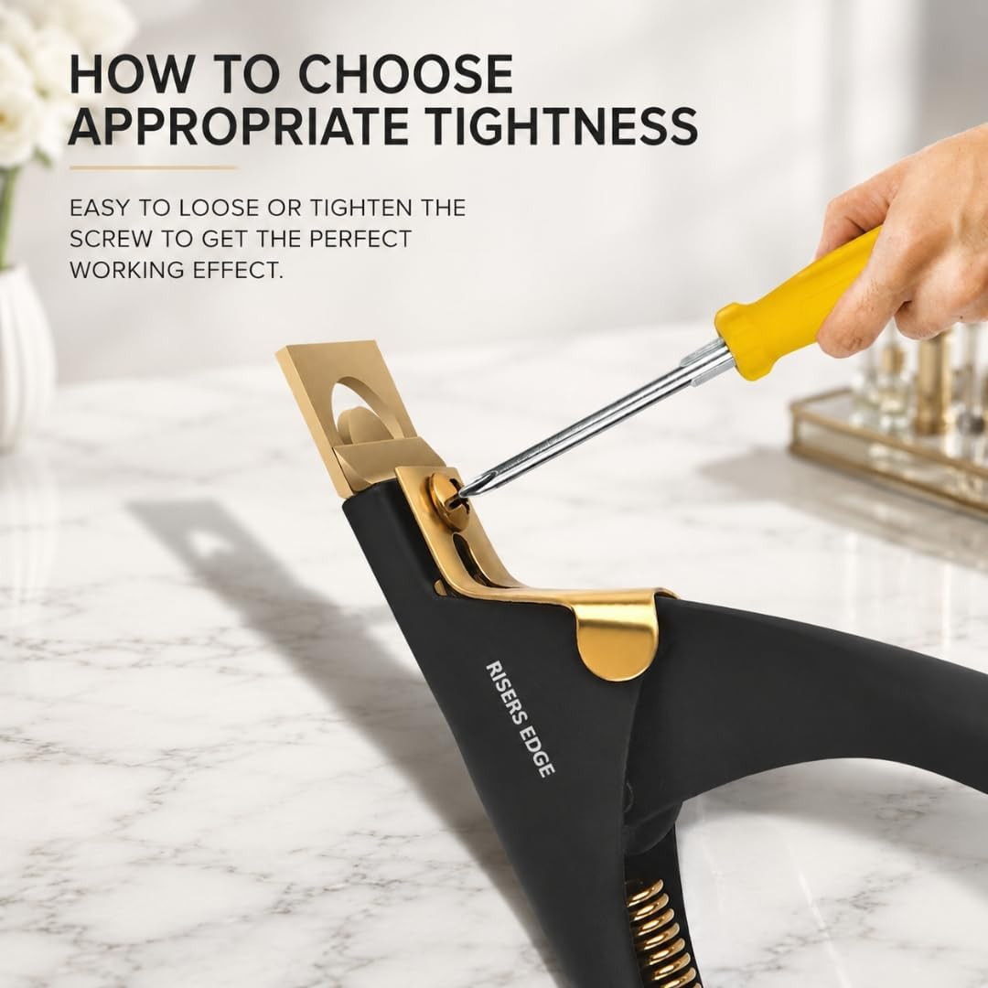 Acrylic Nail Tip Cutter, Professional Stainless Steel Nail Cutter for Acrylic
