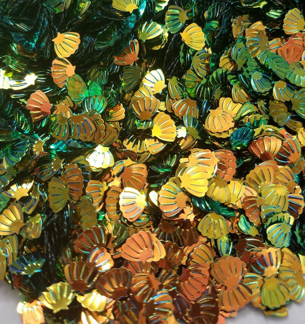 10g New 3D 12 Colors Options AB Thin Glitter Shell Flakes Sequins Nail Art Decor