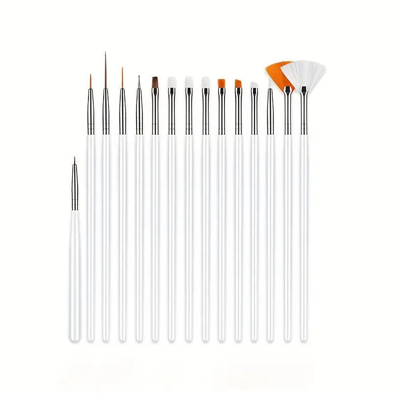 15PCS Nail Art Brush Set Design Painting Dotting Pen Tools for Nail Art DIY