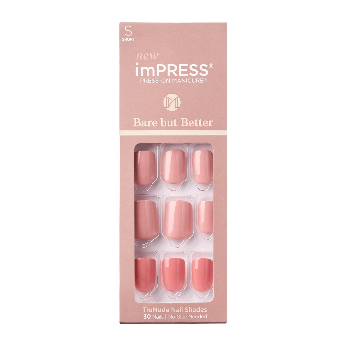 Kiss Impress Press-On Manicure Bare But Better, You Choose