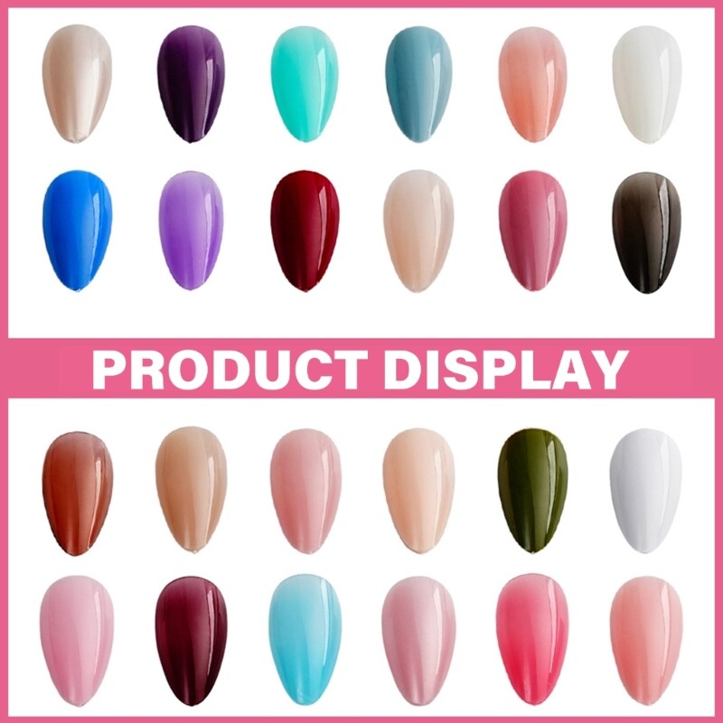 Mix Shaped Nails Art Cartoon Nails Decorations False Nails Tips