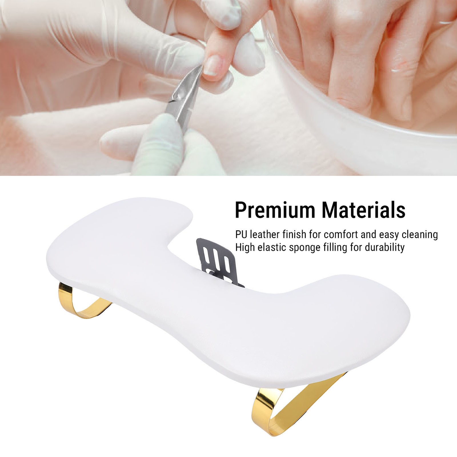 Nail Arm Rest With Phone Holder Ergonomic Support For Nail Technicians Excellent