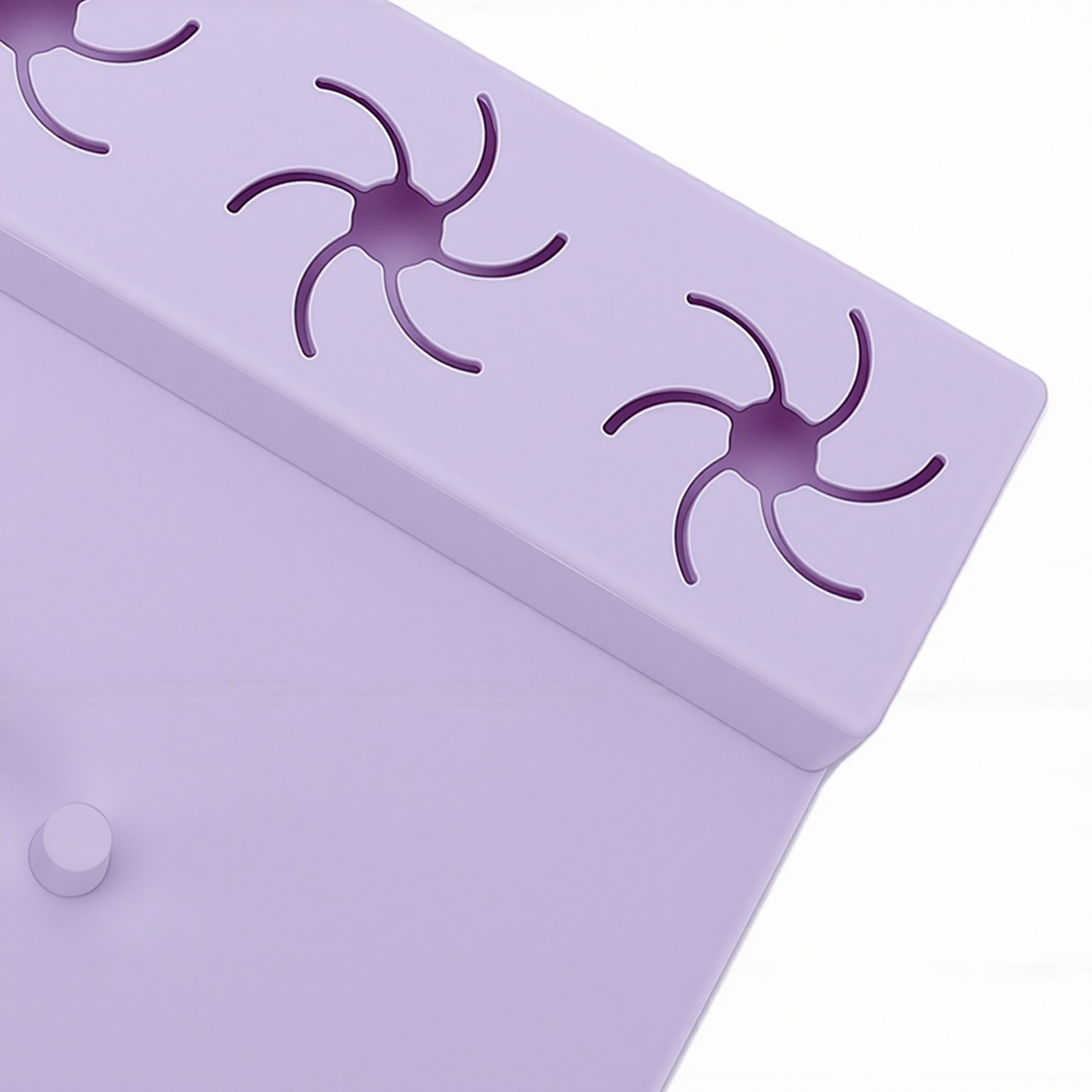 2 In 1 Silicone Nail Hand Rest Mat Anti Spill Holder For Home
