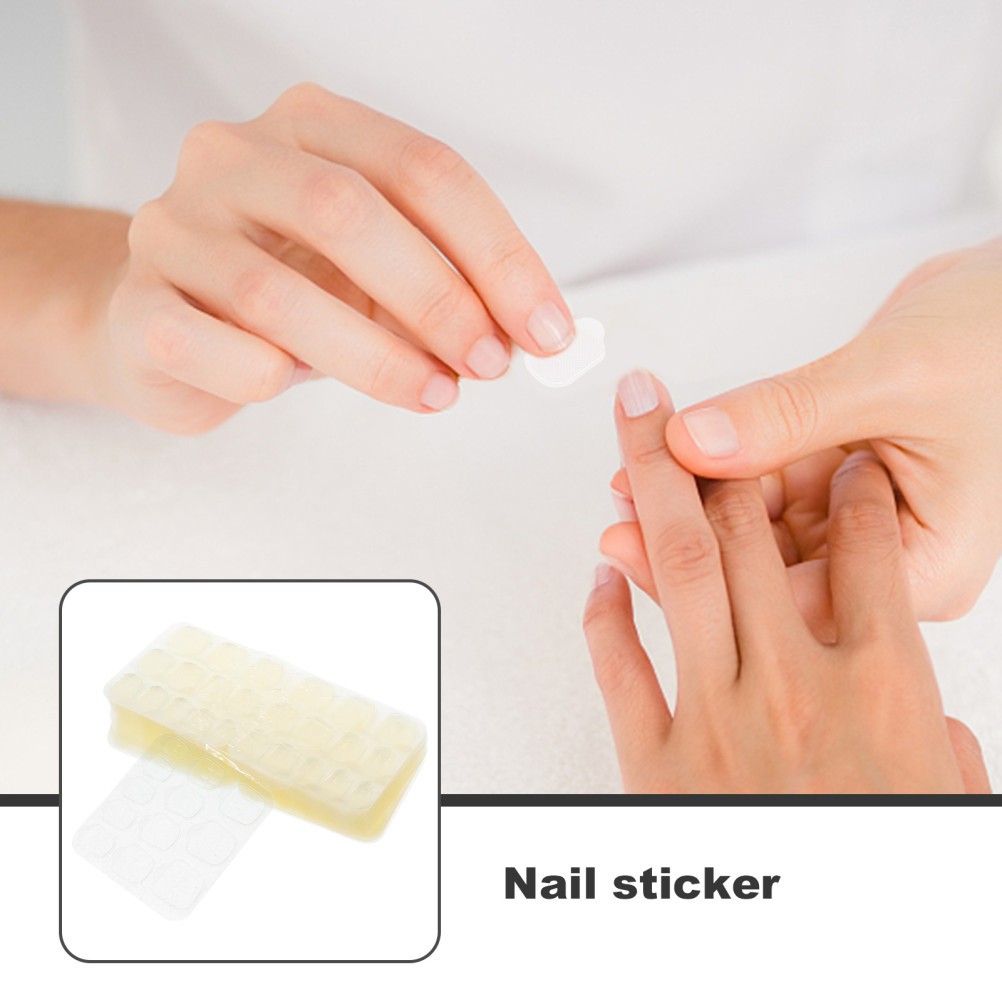 50 Sheets Adhesive Tabs for Press on Nails Double Side Glue Sticker