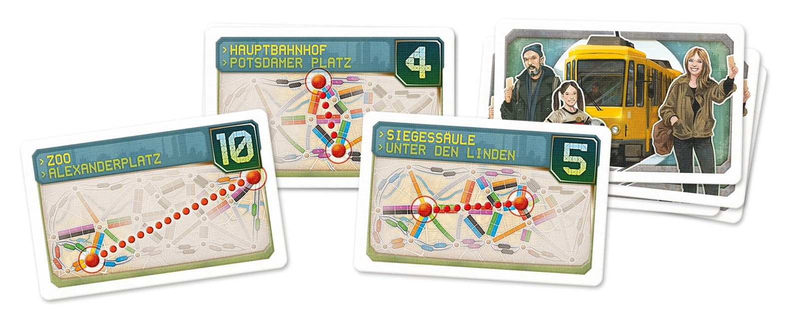 Asmodee Ticket to Ride Berlin Board Game – Train Medium, Multicolor