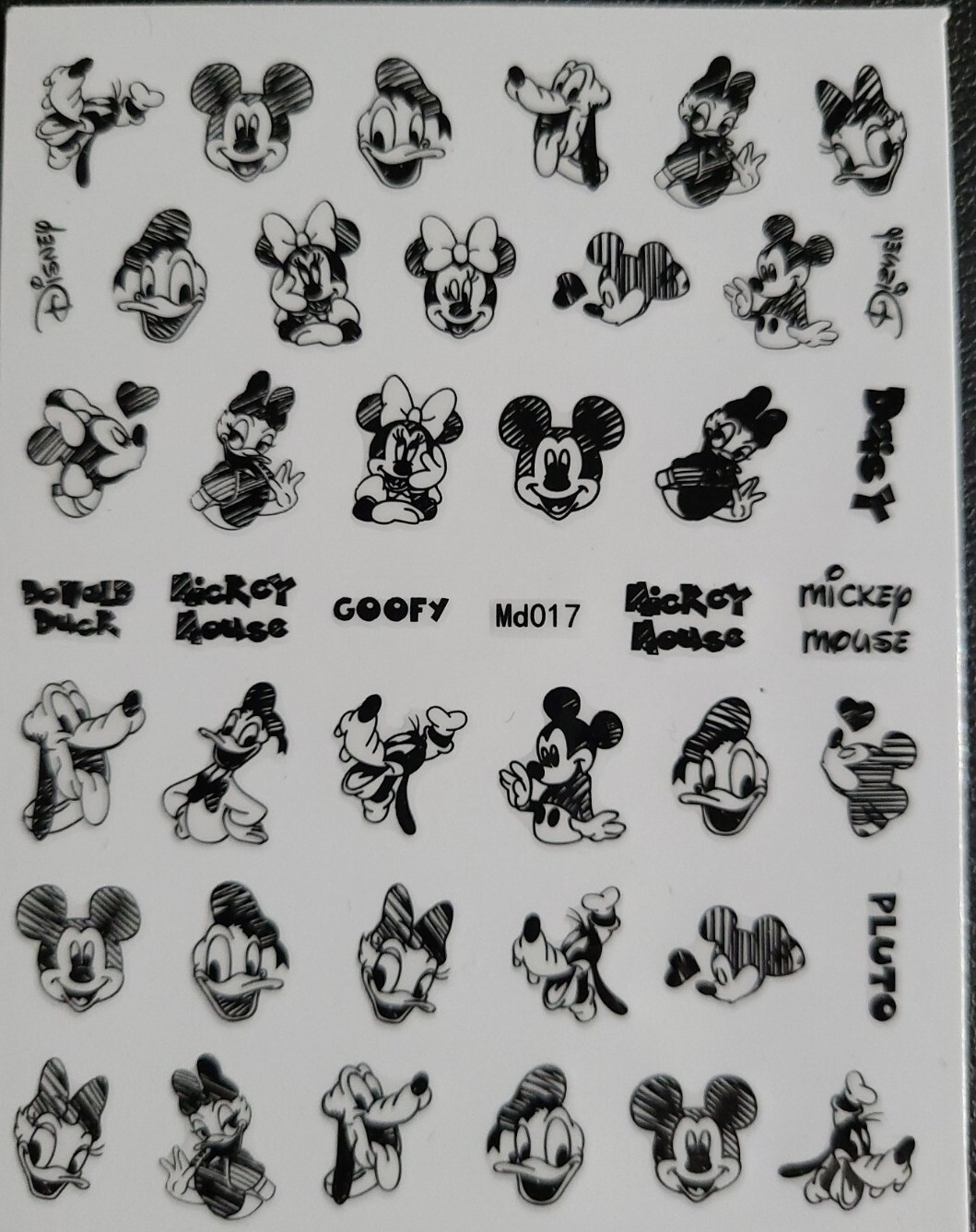 Disney MickeyMouse Nail Art Stickers
