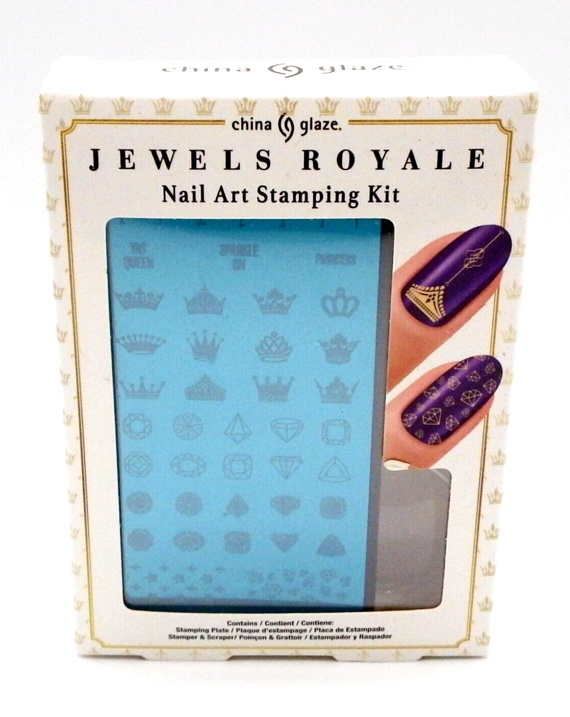 China Glaze Jewels Royale Nail Art Stamping Kit