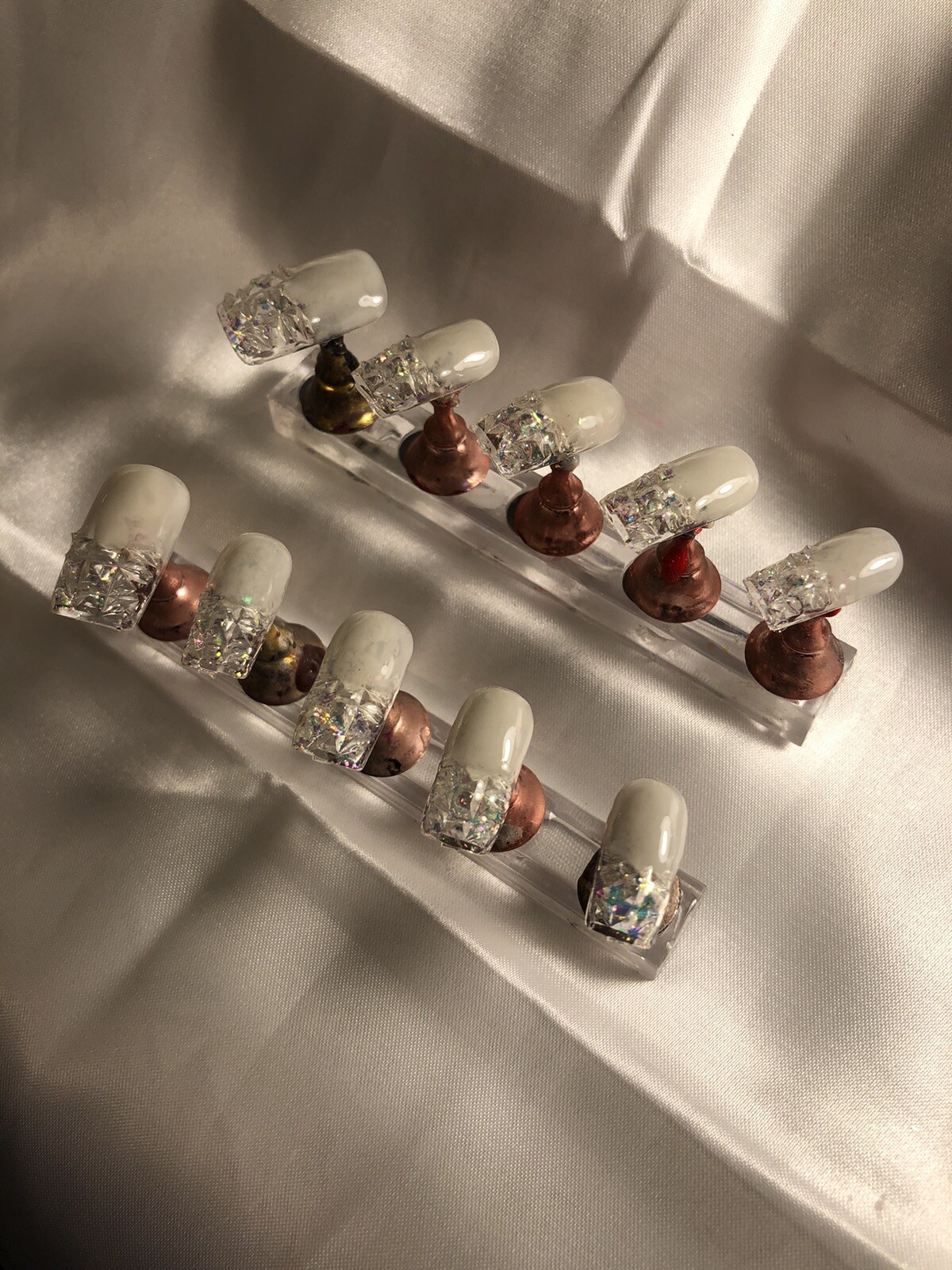 Z NAILZ! New Design In Nails. Gator CLAWZ! Medium Length Press On Nailz!