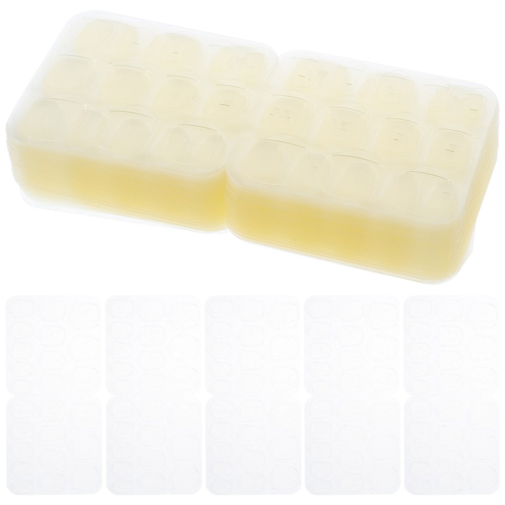 50 Sheets Adhesive Tabs for Press on Nails Double Side Glue Sticker