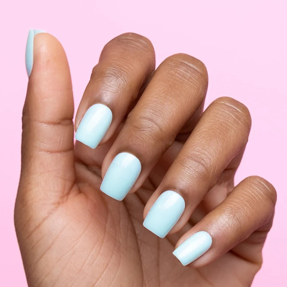 Red Aspen Press On Nails – Mia’s Mint Julep – Short Coffin – Green Shiny
