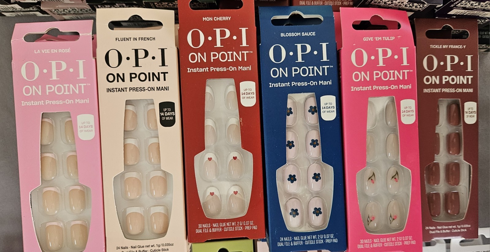 BULK LOT: 72x OPI On Point Instant Press-On Nails – Brand New