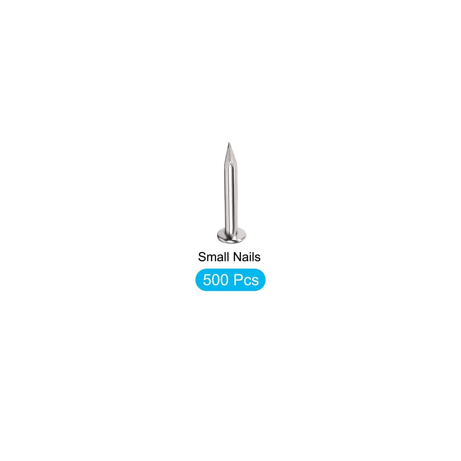 METALLIXITY Small Nails (1.2x8mm) 500pcs, Carbon Steel Tiny Hardware Nails – …