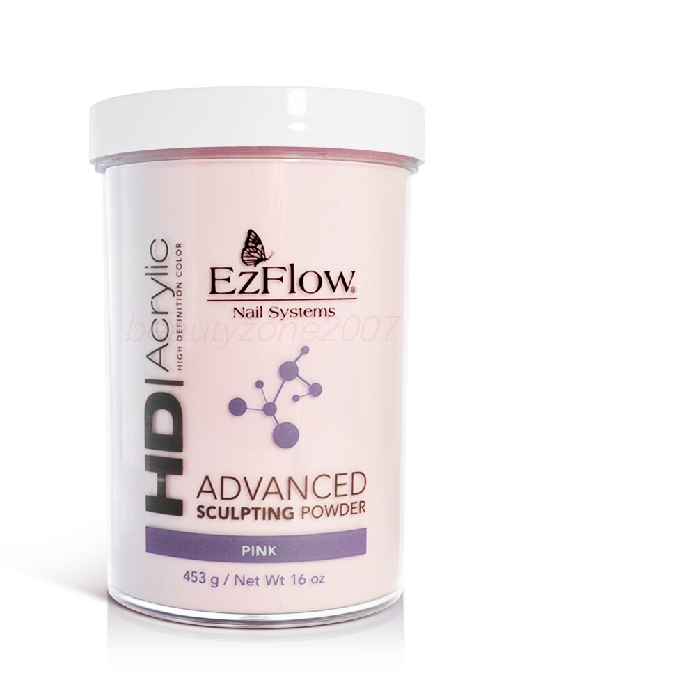 EzFlow HD High Definition Acrylic Powder – Pink 16 oz #42057