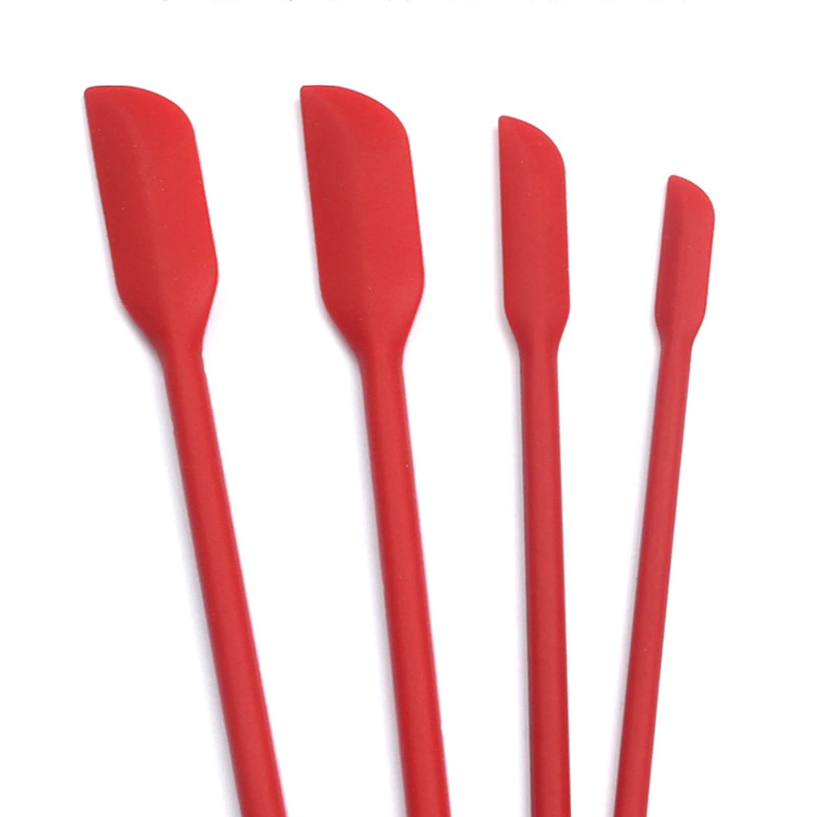 Beauty Spatula 4 PCS Makeup Spatula Mini Silicone for Cosmetics & Kitchen – 3…