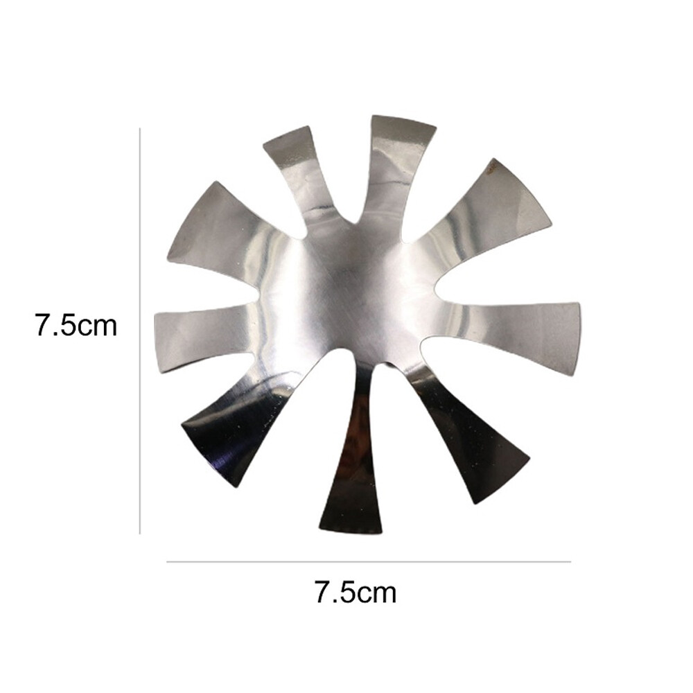 9 Sizes V-Shaped Triangle Nail Cutter French Manicure Nail Deep Steel Plate Tool