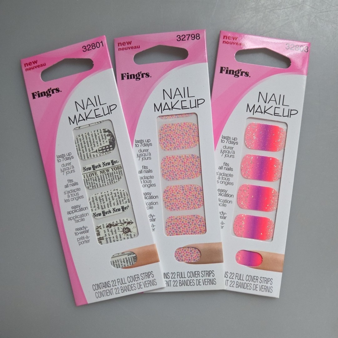 FING’RS NEW Nail Art Stickers Sets for 3