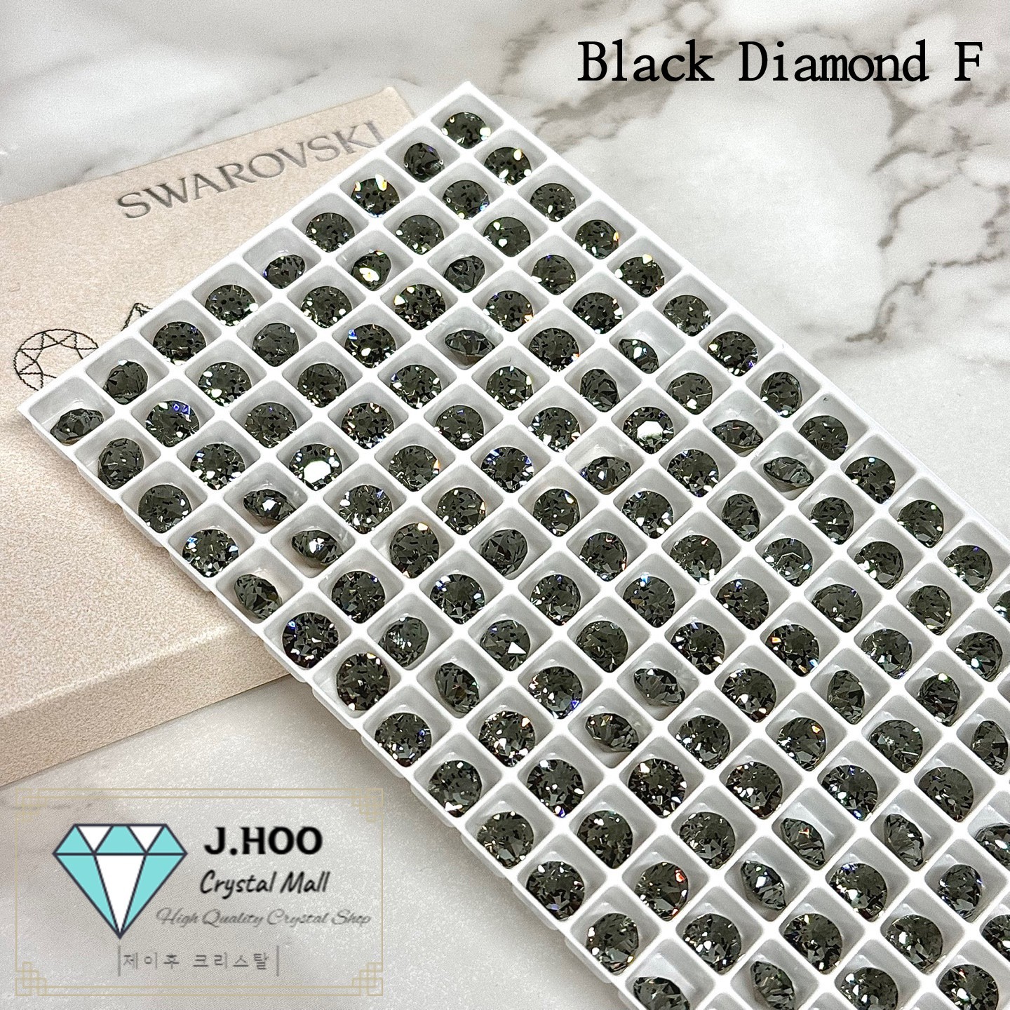 Swarovski Crystal 1088 -Black Diamond F