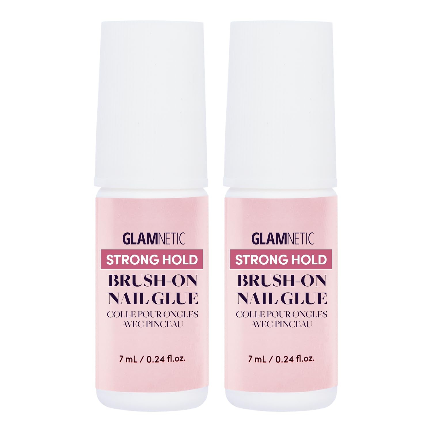 Glamnetic Super Strong Brush On Nail Glue | Mess Free, Long-Lasting, Vegan