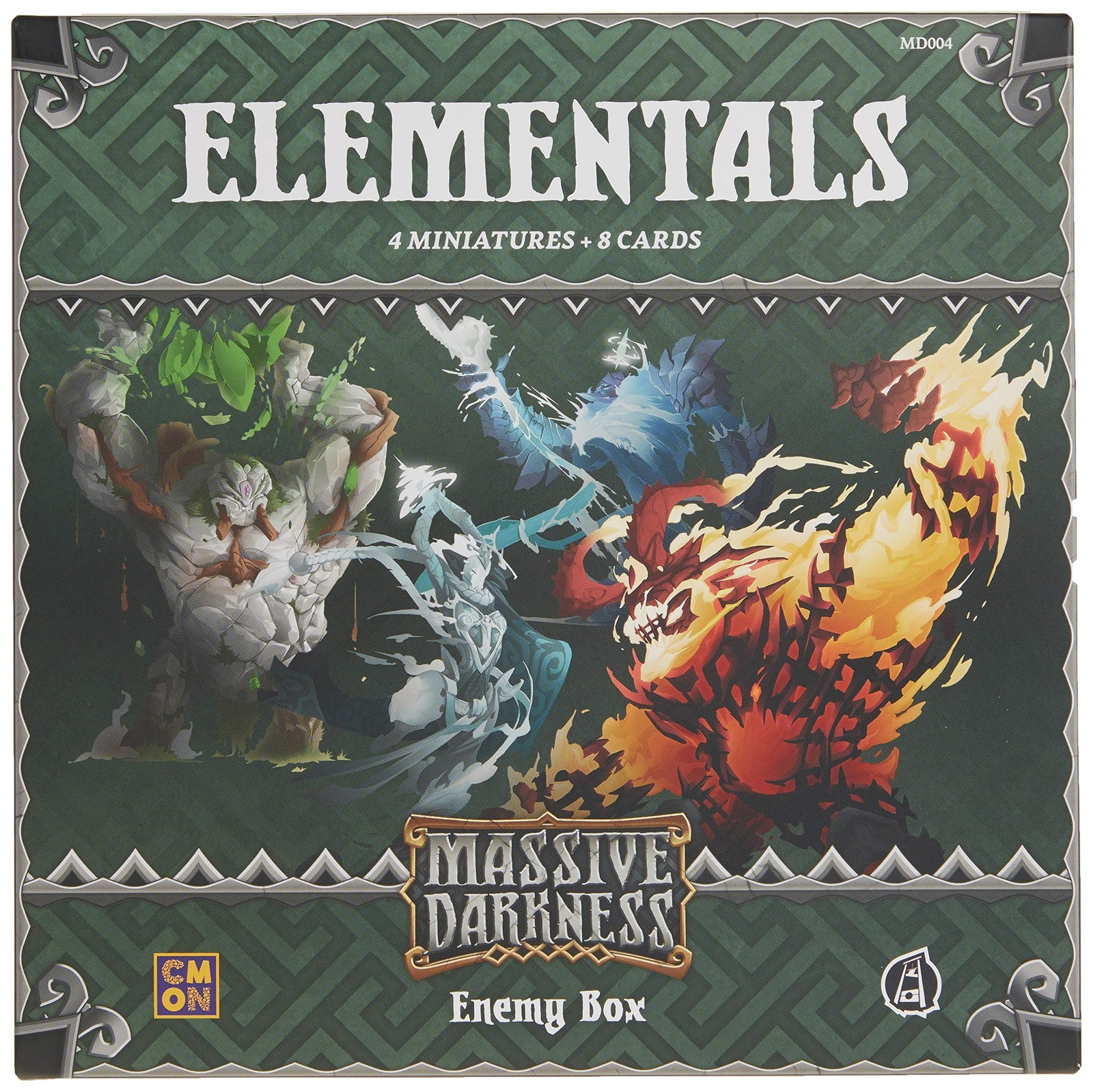CMON Massive Darkness: Elementals, Multi-Color Small to Medium, Multi-color