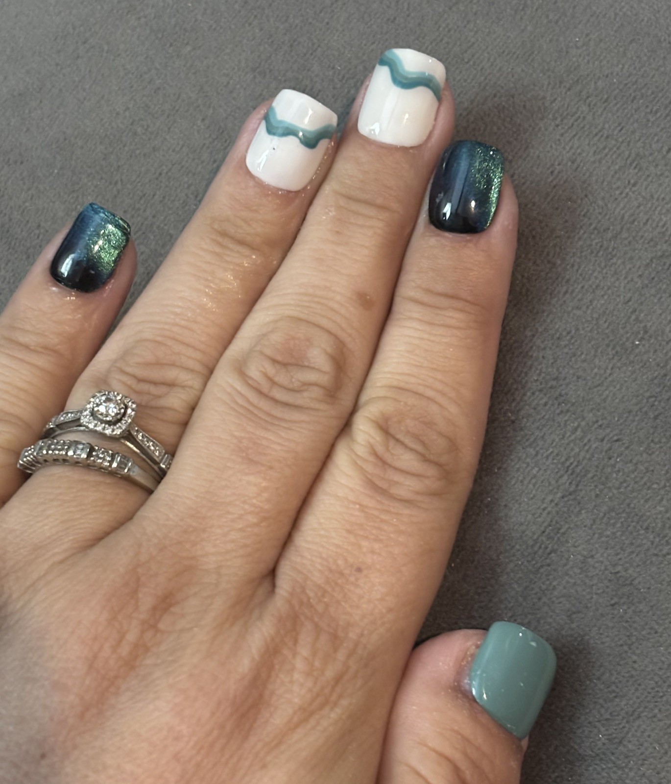 10-Piece Handmade Custom Gel Press-On Nails! Medium/short/X Short Fake nails