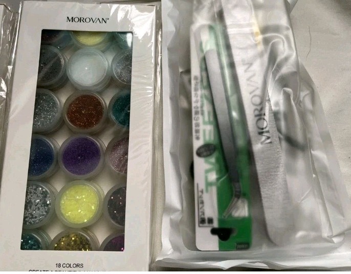 Morovan Professional Nail Acrylic Nail Kit New-Sealed (A-19)