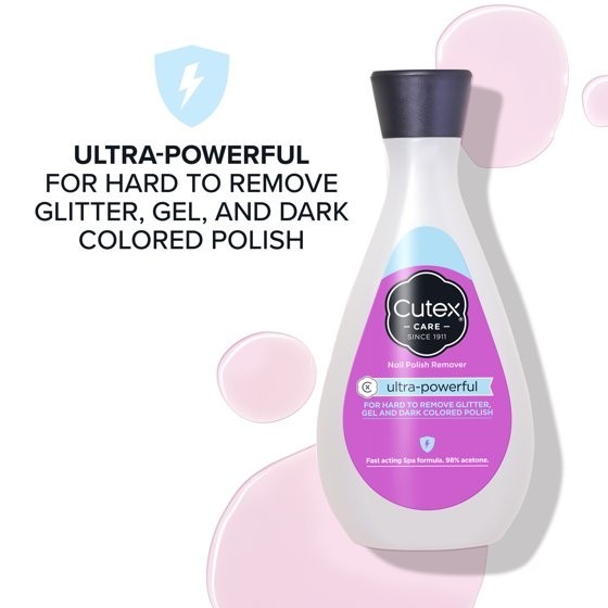 Cutex Gel Nail Polish Remover, Ultra-Powerful & 10.1 Fl Oz (Pack of 1)