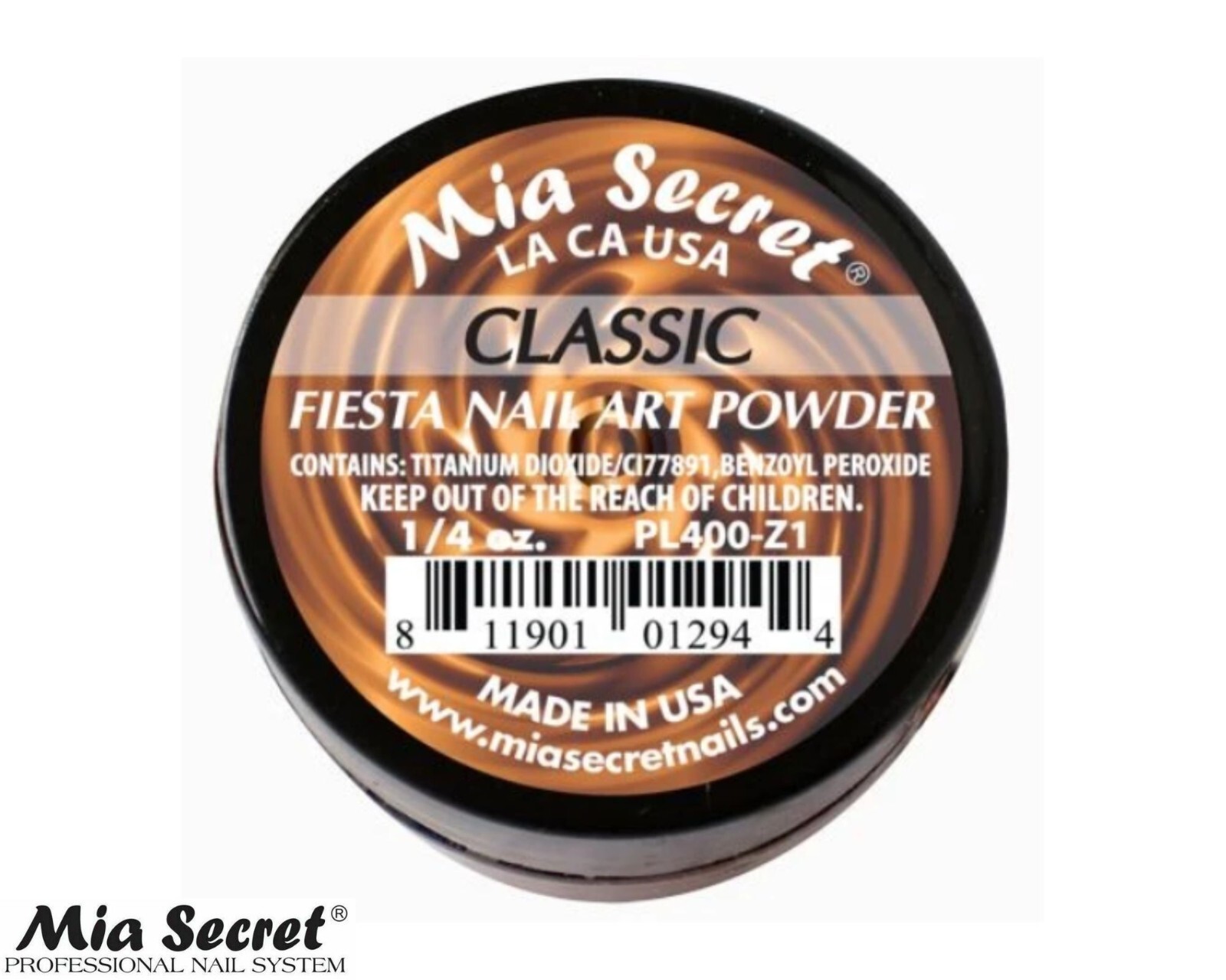 Mia Secret Nail Art Powder Fiesta Collection (CLASSIC) 1/4oz