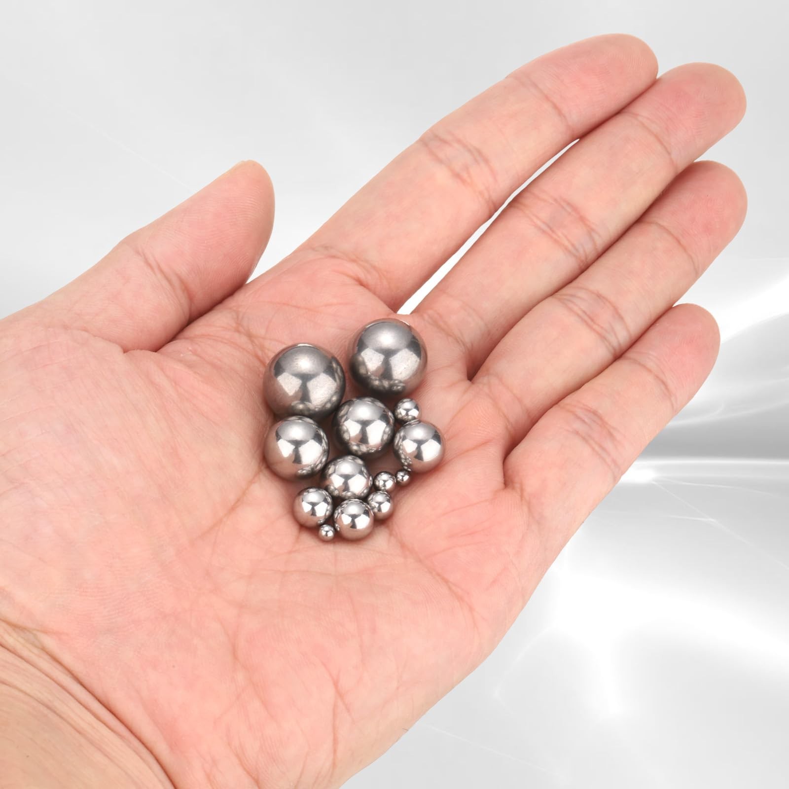 M METERXITY 500-Pack Stainless Steel Bearing Balls, 2mm G100 Metal Precision …
